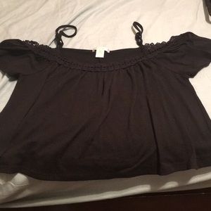 Black cute top